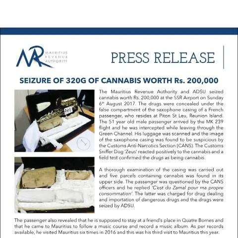 Document preview: Complexities of Drug Enforcement in Mauritius: A Case Study — Government & admin (CERFA n°PressRelease070817)