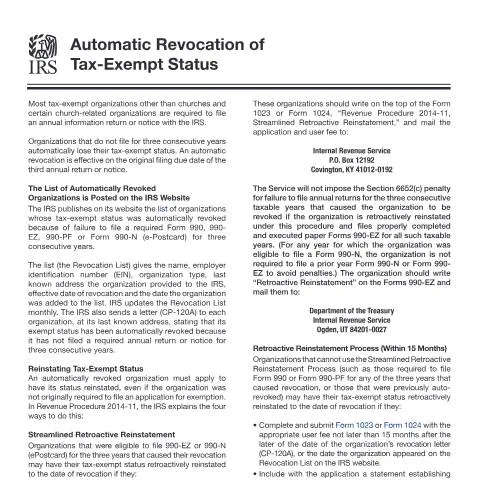 Document preview: Navigating IRS Publication 4991 for Nonprofit Compliance — Taxes (CERFA n°PUB-4991)