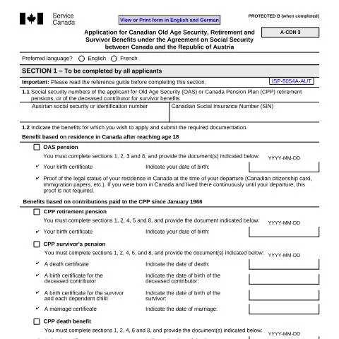 Document preview: Your Essential Guide to ISP5054-AUT Benefits Application — Retirement & pension (CERFA n°ISP5054-AUT)