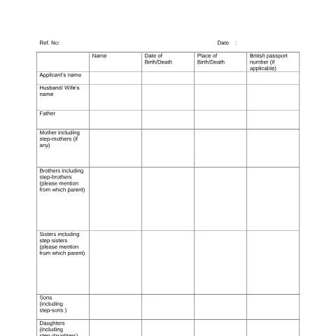 Document preview: Understanding the Family-Tree Document for Bangladeshi Applicants — Family