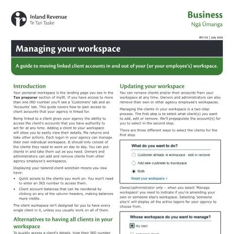 Document preview: Mastering Client Management with IR1110 Form — Government & admin (CERFA n°IR1110)