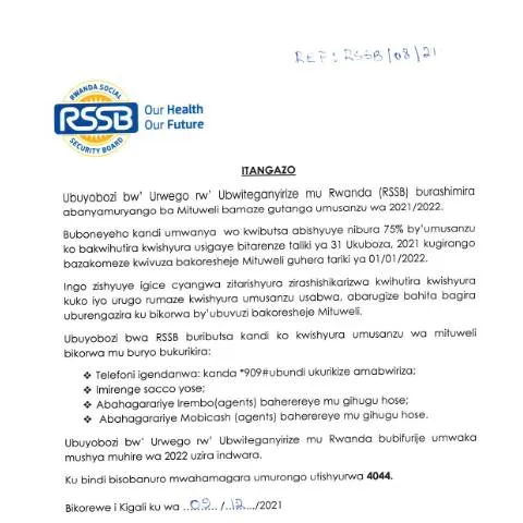 Document preview: The Importance of the Mituweli Document in Rwanda's Social Security — Government & admin (CERFA n°Mituweli_pdf_ok)