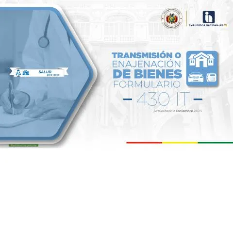 Vista previa del documento Guía Completa sobre el Formulario 430 IT en Bolivia — Trámites administrativos