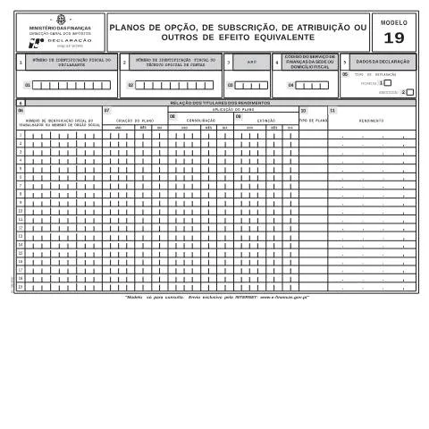 Pré-visualização do documento Entenda o Modelo 19 e sua Importância no IRS — Impostos (CERFA n°Modelo 19)