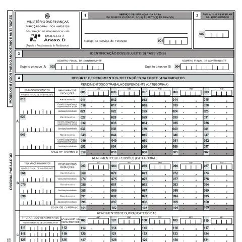 Pré-visualização do documento A Relevância do Anexo D na Declaração de IRS — Impostos