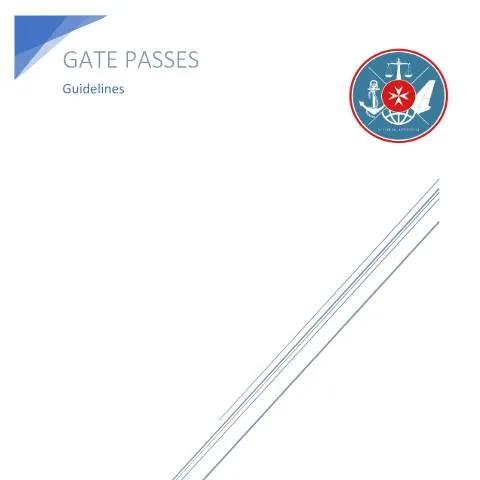 Document preview: Essential Guide to Customs Gate Pass Procedures in Malta — Customs & trade (CERFA n°gate-passes-guidelines---eos-v1-083d14985-c48e-4fd4-ba7f-896)