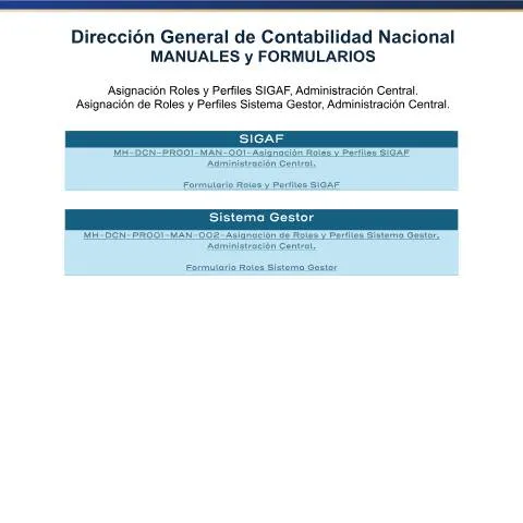 Vista previa del documento Explorando el Manual de Formularios SIGAF y Módulo Gestor — Trámites administrativos (CERFA n°Manuales_y_Formularios_SIGAF_y_Modulo_Gestor)
