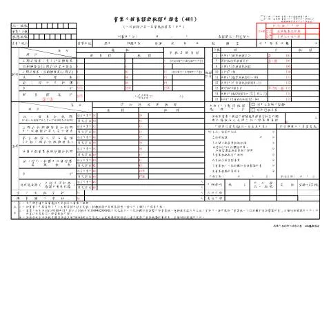 Document preview: 營業人銷售額與稅額申報書的申報流程與注意事項 — Taxes (CERFA n°營業人銷售額與稅額申報書及說明欄(401、403及404)A4格式)