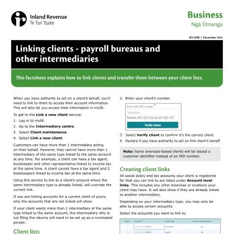 Document preview: Understanding the IR1109B Form for Payroll Intermediaries — Government & admin (CERFA n°IR1109B)