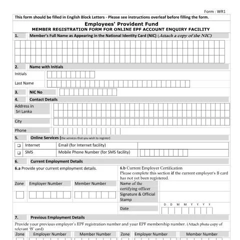 Document preview: Step-by-Step Guide to the WR1 Registration Form — Government & admin
