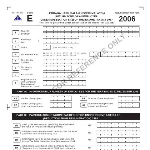 Document preview: Memahami Tanggungjawab Majikan dalam Pengisian Borang E 2006 — Cukai & percukaian