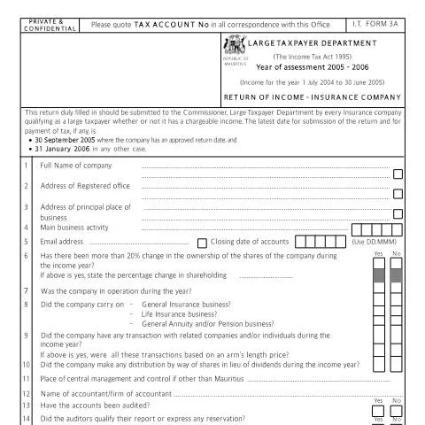 Document preview: Understanding the Importance of Returns Form INSLT0506 — Taxes (CERFA n°inslt0506)
