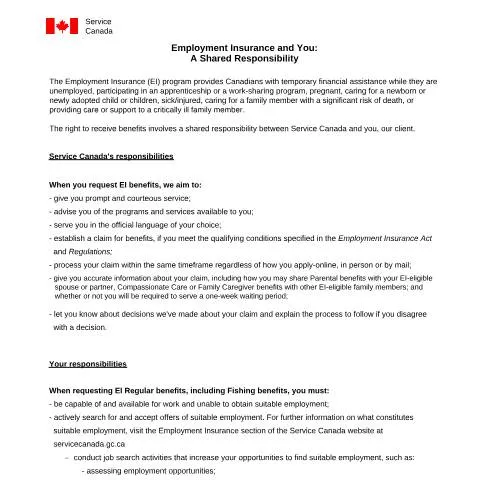 Document preview: Navigating Your Employment Insurance Responsibilities with INS3366 — Work & employment (CERFA n°INS3366)