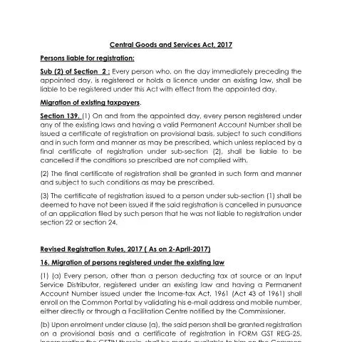 Document preview: Understanding the Legal Provisions Migration Form for GST — Immigration & visas (CERFA n°legal-provisions-migration)