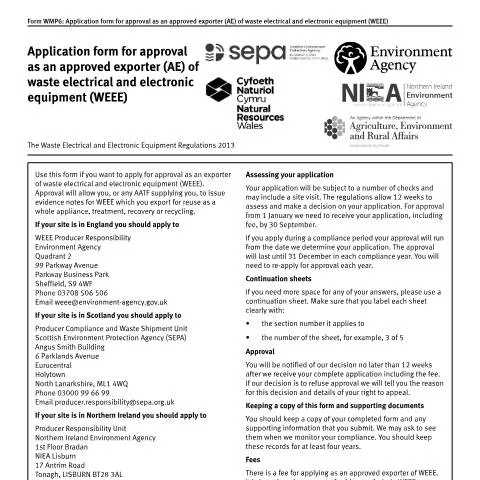 Document preview: Step-by-Step Guide to Completing the WMP6 Application Form — Government & admin