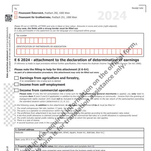 Dokumentvorschau: Das Formular E6a-UK: Bedeutung für Unternehmer — Steuern (CERFA n°E6a-UK)