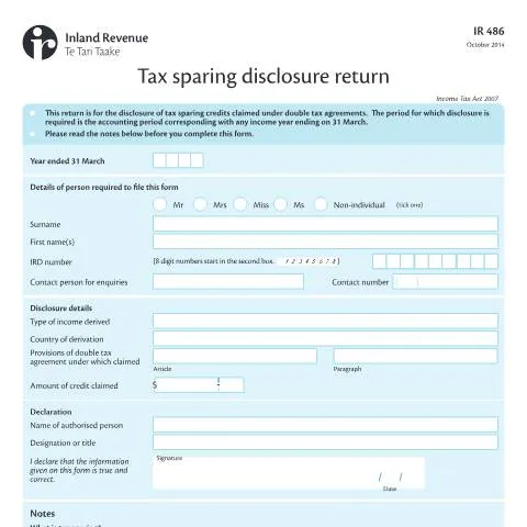Document preview: Mastering the IR486: Your Guide to Tax Sparing Compliance — Taxes (CERFA n°IR486)