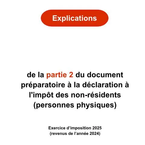 Aperçu du document Comprendre la déclaration des non-résidents en Belgique — Impôts & fiscalité (CERFA n°non-residents-partie-2-explications-2025)