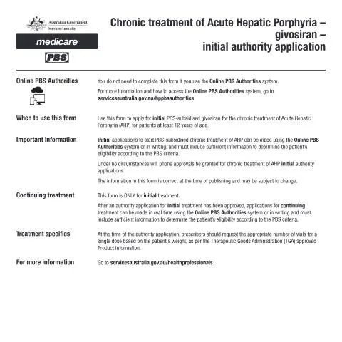 Document preview: Understanding PB399 for Givosiran in Acute Hepatic Porphyria — Health (CERFA n°PB399)