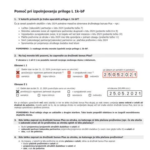 Dokumentvorschau: Einführung in das L1k-bF-Erl-SI für den Familienbonus Plus — Behörden & Verwaltung (CERFA n°L1k-bF-Erl-SI)