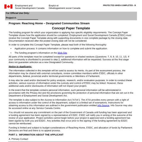 Document preview: Understanding the ESDC-EMP5651 Form for Homelessness Initiatives — Government & admin (CERFA n°ESDC-EMP5651)