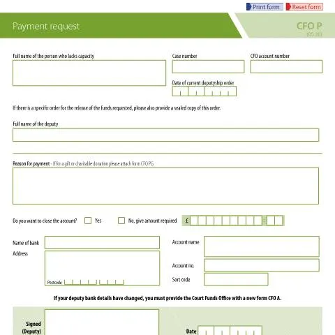 Document preview: How Deputies Request Payments from Court-Protected Funds — Legal & justice