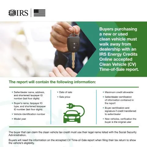 Document preview: Navigating Clean Vehicle Tax Credits with IRS Publication 5905 — Taxes (CERFA n°PUB-5905)