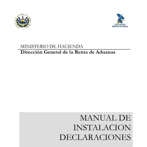 Vista previa del documento Instalación del Módulo de Impresión para Declaraciones en El Salvador — Trámites administrativos (CERFA n°PMHDC8307)