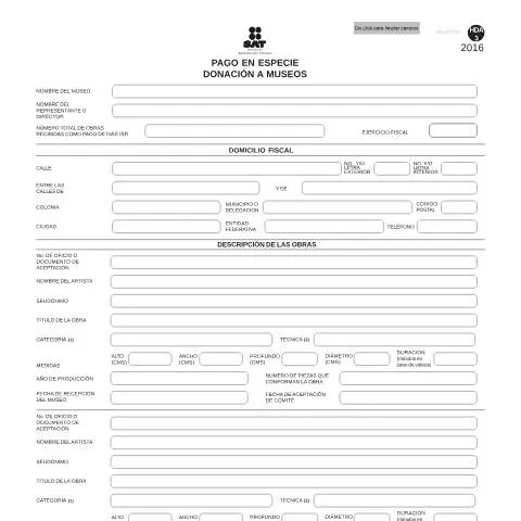 Vista previa del documento HDA-3: Registro de Obras de Arte en Museos — Impuestos