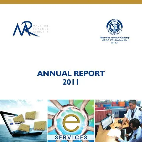 Document preview: Key Insights on the Final Annual Report 2011 Submission Process — Government & admin (FinalAnnualReport2011)