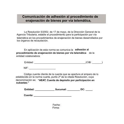 Vista previa del documento Guía para la Solicitud de Adhesión en la Enajenación de Bienes — Trámites administrativos