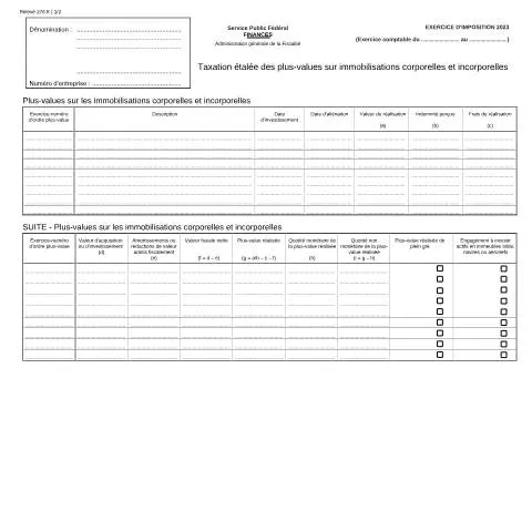 Aperçu du document Comprendre le formulaire 121-276-k pour les plus-values — Impôts & fiscalité (CERFA n°121-276-k)