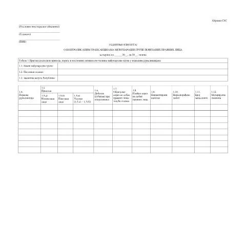Document preview: Obrazac CbC: Važnost za međunarodne transakcije — Administrativne procedure (CERFA n°ObrazacCbC)