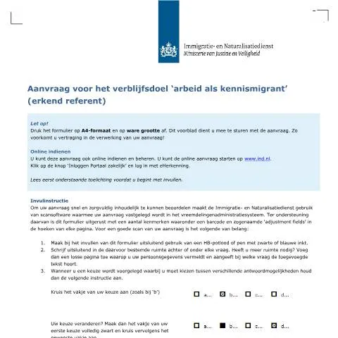 Documentvoorvertoning: Essentiële stappen voor de aanvraag als kennismigrant — Immigratie & visa (CERFA n°7011)