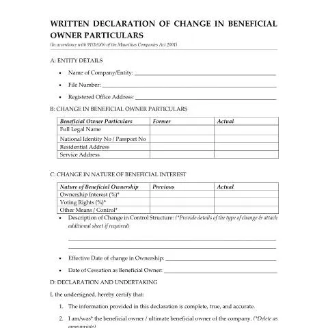 Document preview: Understanding the ROC Template for BO Changes — Government & admin (20260428-Final-Written-Declaration-Change-in-BO-Particulars-ROC-Template)
