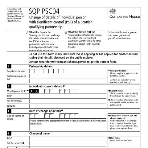 Document preview: Navigating Changes in PSC for Scottish Partnerships — Business