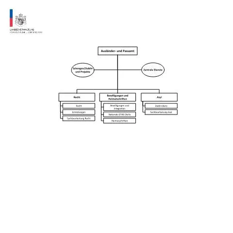 Dokumentvorschau: Die Struktur des Ausländer- und Passamts in Liechtenstein — Behörden & Verwaltung (CERFA n°organigramm-apa)