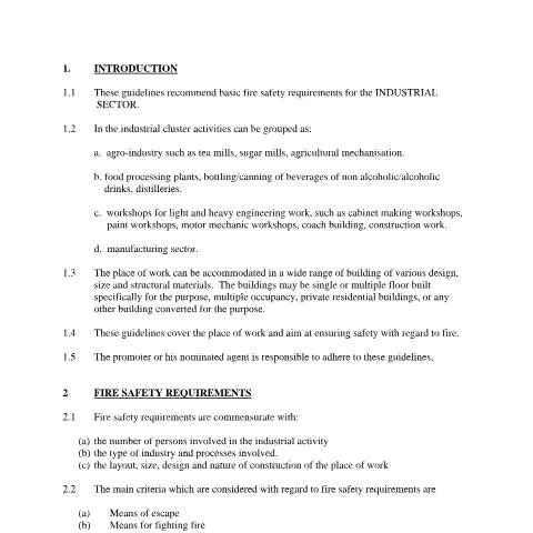 Document preview: Understanding gf_indus: Key to Industrial Fire Safety in Mauritius — Government & admin (gf_indus)