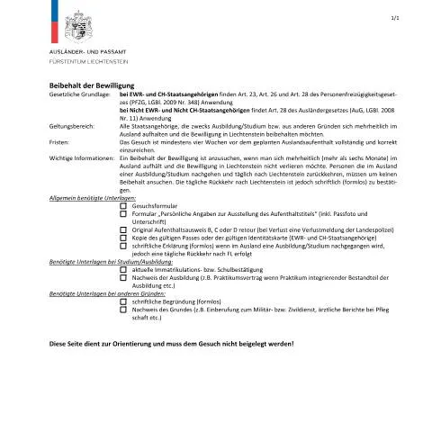 Dokumentvorschau: Wichtige Schritte zur Sicherung Ihrer Aufenthaltsbewilligung in — Behörden & Verwaltung (CERFA n°checkliste-beibehalt-der-bewilligung)