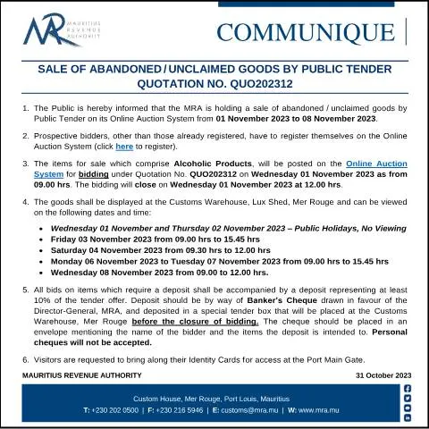 Document preview: Essential Guide to Qu. 12 of 2023 Public Tender — Government & admin (CommumniqueQUO202312)
