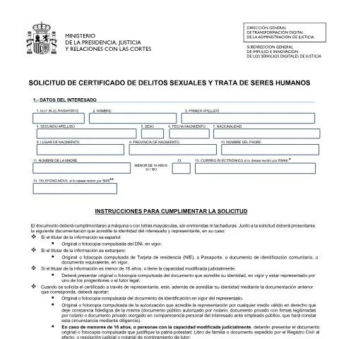 Vista previa del documento Guía para Solicitar el Certificado por Delitos de Naturaleza Sexual — Trámites administrativos