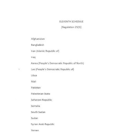 Document preview: Understanding the Eleventh Schedule New in Mauritius — Government & admin (Eleventh-Schedule-New)