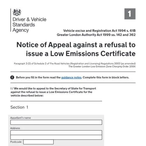 Document preview: Understanding the Appeal Process for Low Emissions Certificate Refusal — Legal & justice