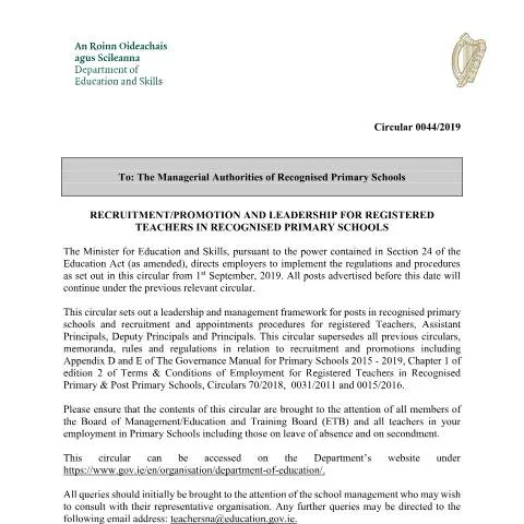 Document preview: Understanding Teacher Recruitment in Ireland — Work & employment