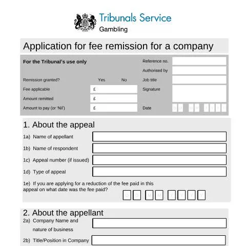 Document preview: Understanding the Gambling Fee Remission Process for Companies — Legal & justice