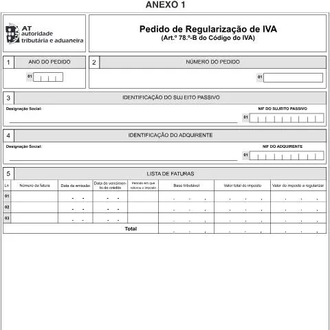 Pré-visualização do documento Como solicitar a Regularização de IVA segundo o Artigo 78.º-B — Impostos