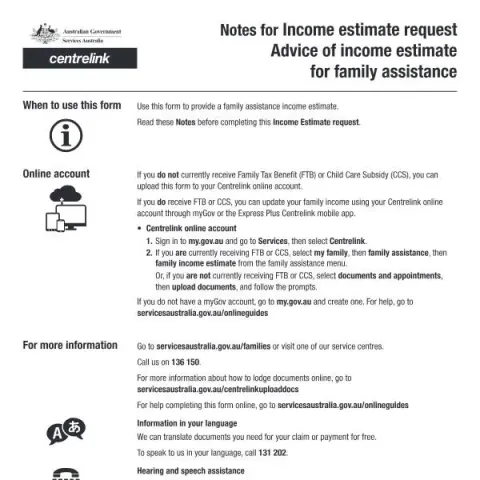 Document preview: Understanding Family Assistance Income Notifications — Family (FA088)