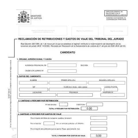 Vista previa del documento Guía para la Reclamación de Retribuciones del Jurado — Trámites administrativos