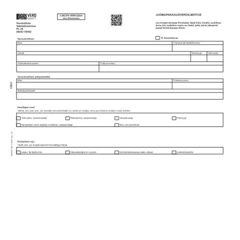 Document preview: Juomapakkausveroilmoitus (1393) - Täyttöopas ja merkitys — Verot & verotus (CERFA n°Vero 1393)