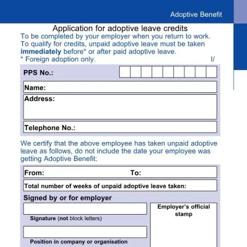 Document preview: Steps to Submit Your Adoptive Leave Credits Application — Benefits & social aid (00K 01-21)
